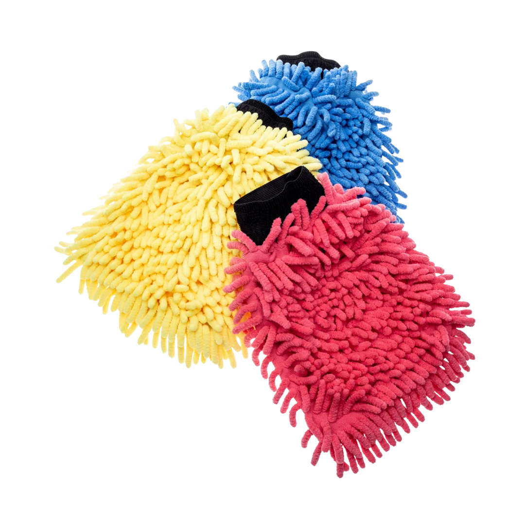 Koch Chemie | Microfibre Cleaning Mitt | Pack of 3