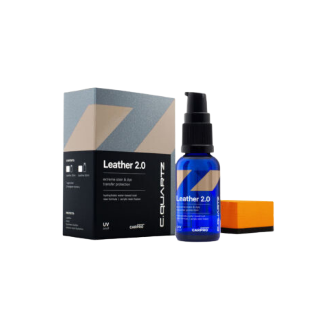 CarPro – CQuartz Leather 2.0 – Leather & Vinyl Protection – 50ml Kit
