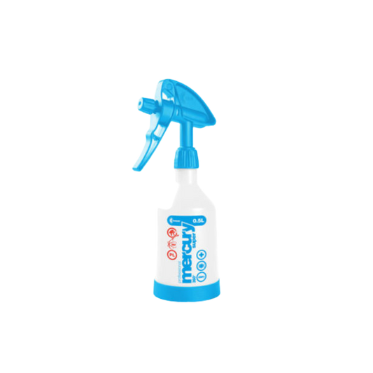 Kwazer Mercury Pro + Super360 Double Action Spray Bottle - 500ml - White