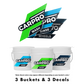 CarPro – Detailing Bucket Set – 3 Buckets (Rinse / Wash / Wheels)